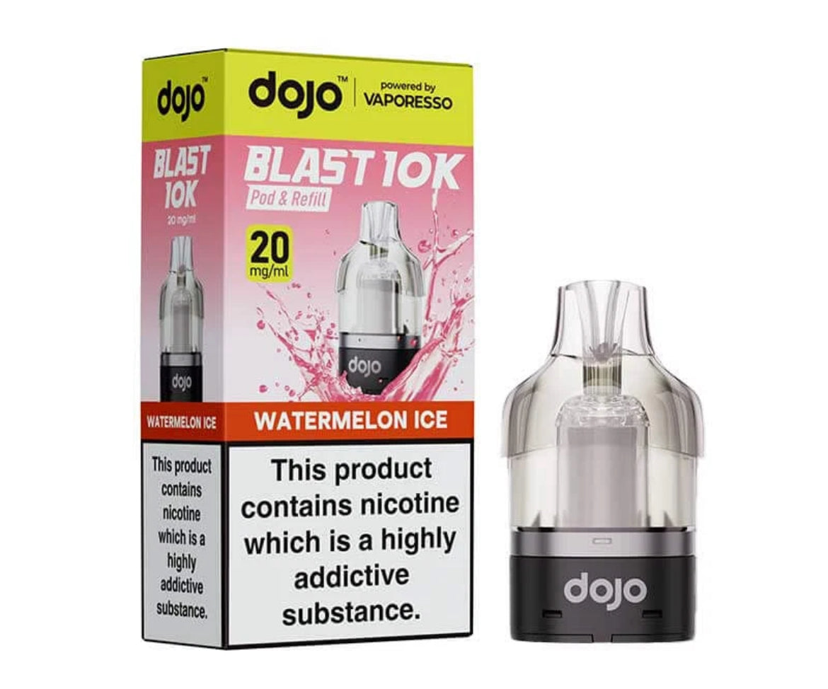 Vaporesso Dojo Blast 10k Pre-filled Pod | Dojo Blast 10K Pods Replaceable 20mg