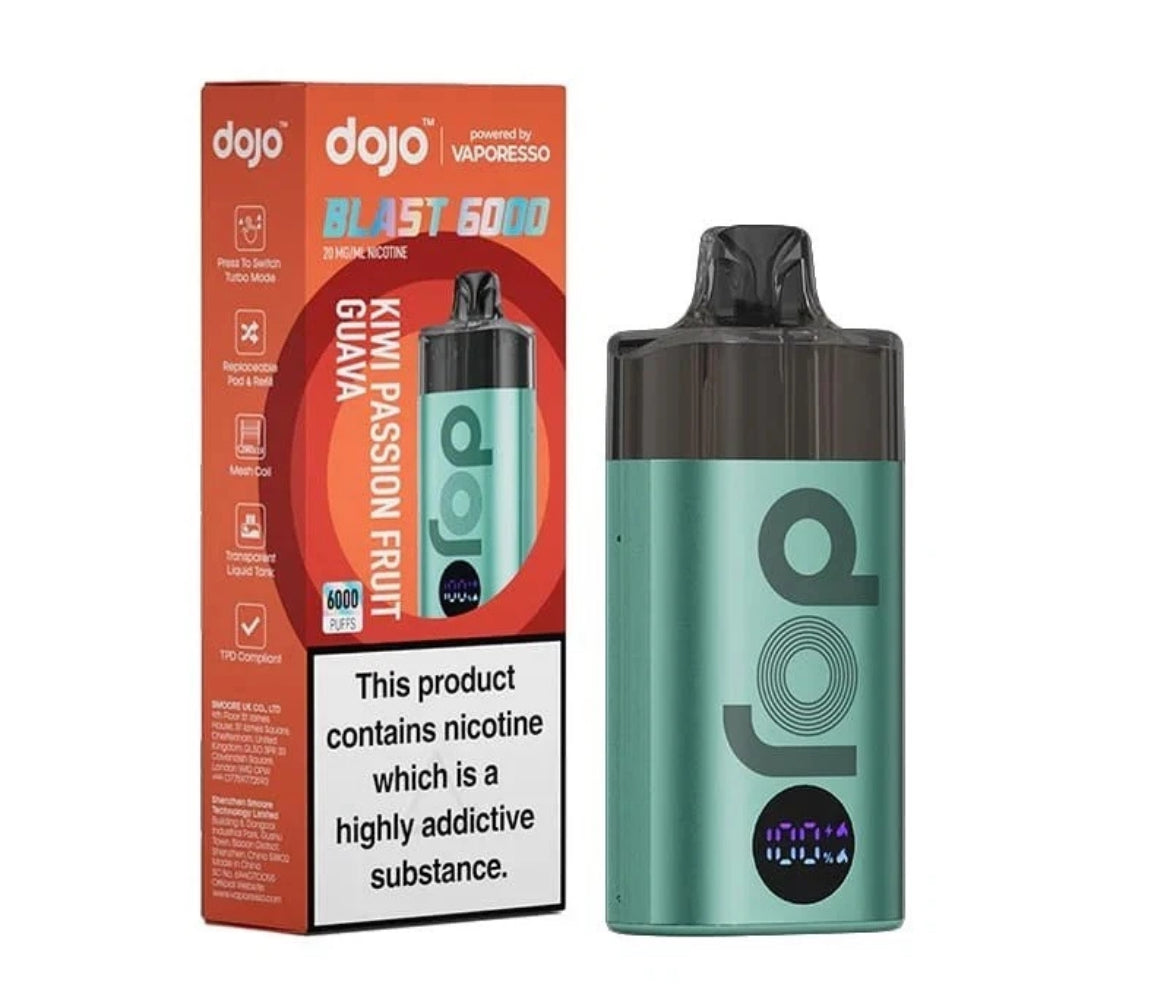 Vaporesso Dojo Blast 6K Pre-filled Pod Kit 20mg 6000 Puffs Vape Kit