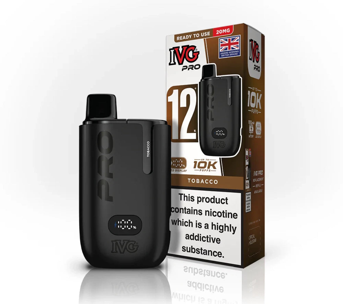 IVG Pro 12 Vape Kit Pre-filled Pod kit 10K Puffs 20mg