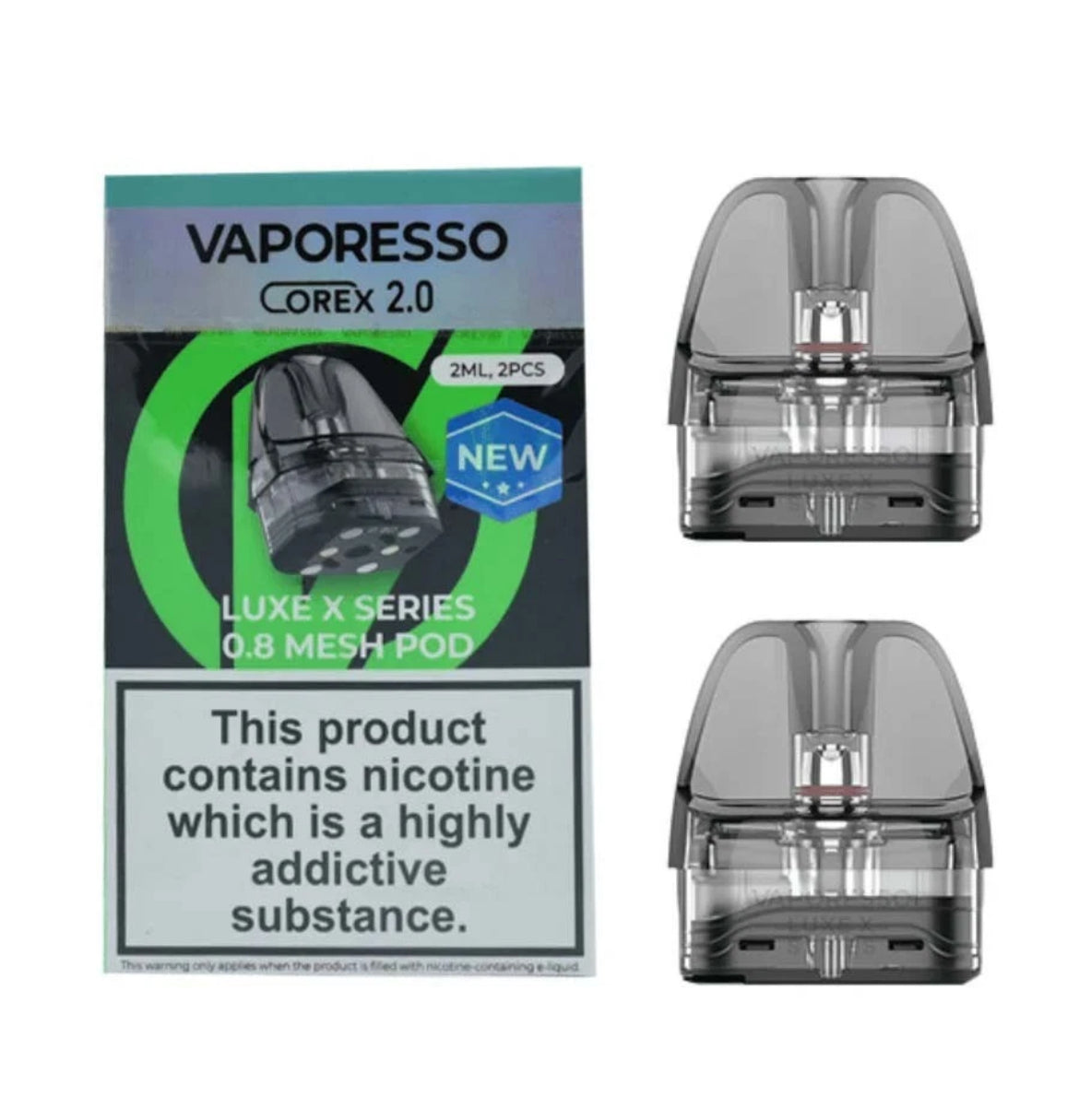 XL Vaporesso Luxe X X2 PODS Spare Pod Cartridges Luxe-X XR 0.3 0.4 0.6 0.8 Ohm