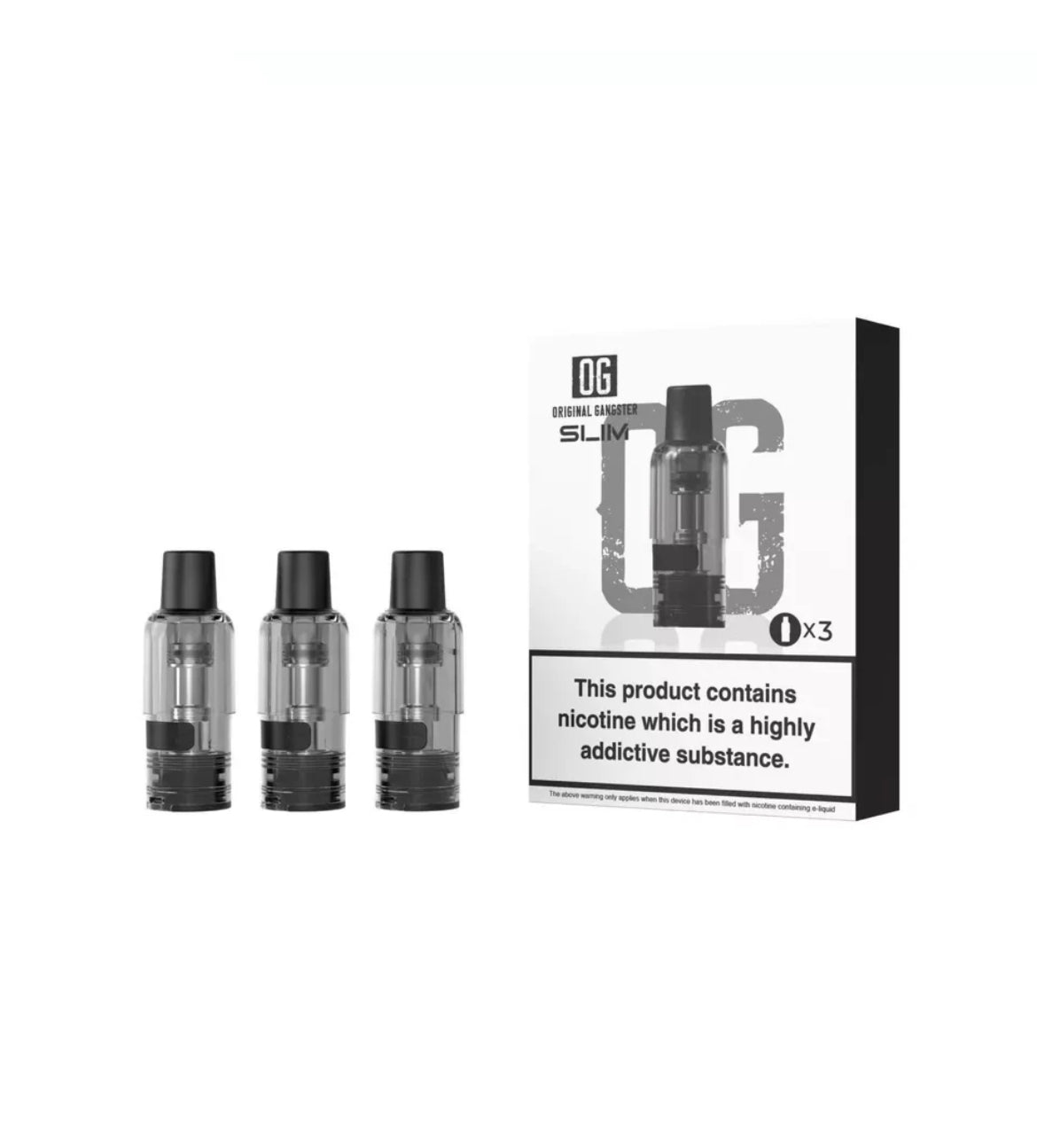 OG - Original Gangster Slim Pod Kit 550mAh & 2ML OG Pods 0.8ohm
