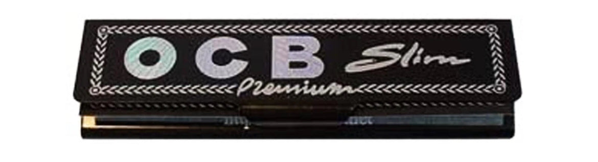 OCB Black Paper With Tips Premium Kingsize Rolling Papers