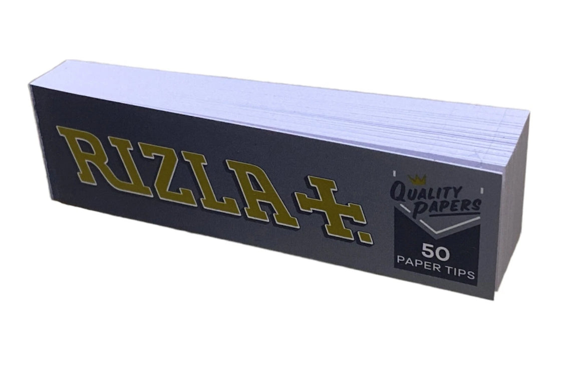 RIZLA Silver Tips Rolling Paper Roach Filter Tips Book Genuine