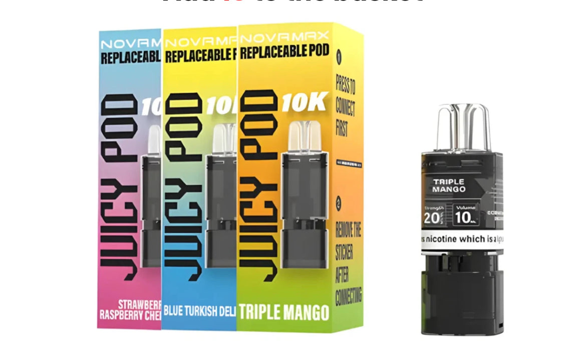 Juicy Pod NovaMax 10K Pre-filled Pod