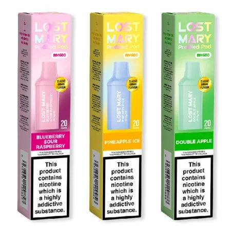 LOST MARY BM600 Pre-filled 20mg 2ML Replacement Pods
