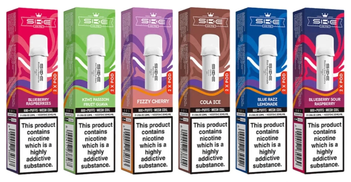 SKE Crystal 600 Pro & Plus Pre-filled Pods Replacement 20mg