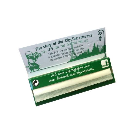 ZIG ZAG Green King Size Smoking Cigarette Genuine Smoking Paper