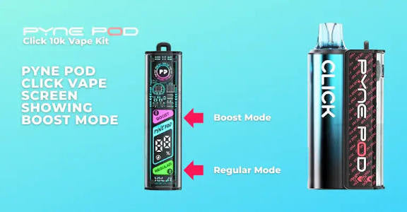 Pyne Pod Click 10k Pre-filled Vape Kit 20mg