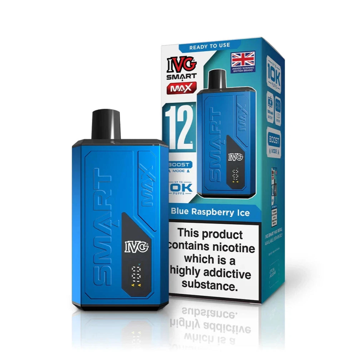 IVG Smart Max 10K Prefilled 20mg Rechargeable & Reusable Kit