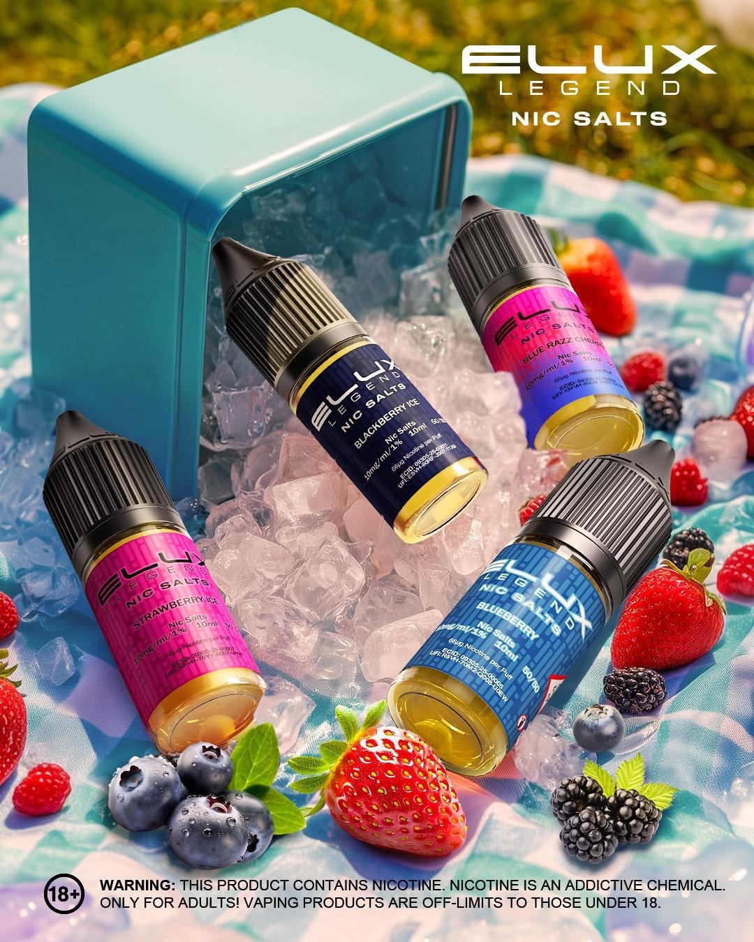 ELUX  Legend Nic Salt Vape Juice 10ml E-Liquid 10mg & 20mg E-Cig