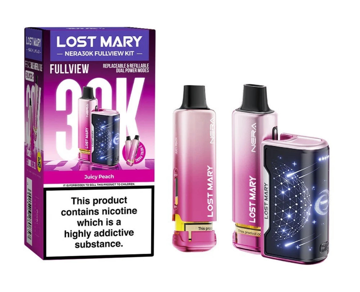 Lost Mary Nera 30K Fullview Pre-filled Vape Pod 800mAh 20mg Pre-filled Pods