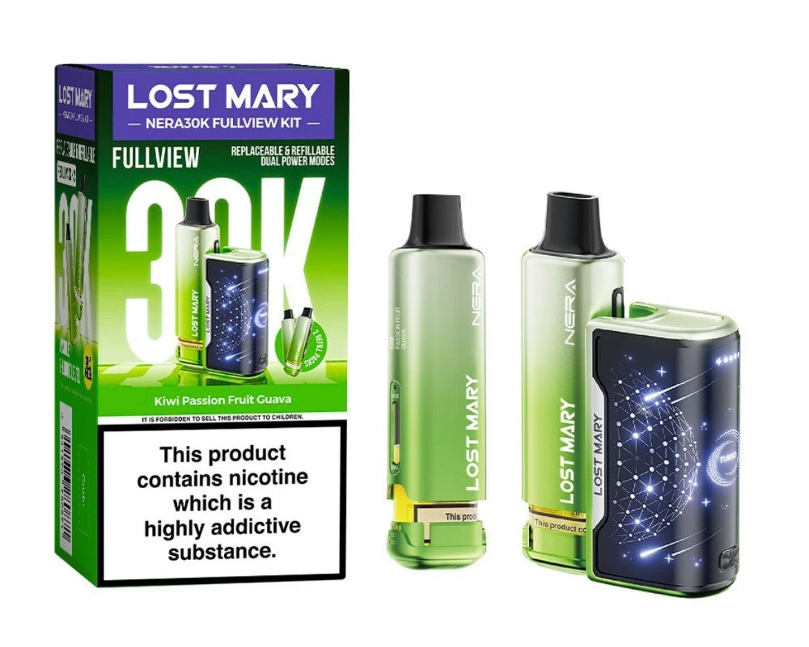 Lost Mary Nera 30K Fullview Pre-filled Vape Pod 800mAh 20mg Pre-filled Pods