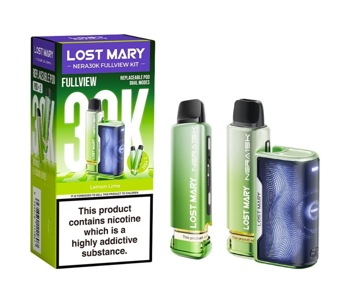 Lost Mary Nera 30K Fullview Pre-filled Vape Pod 800mAh 20mg Pre-filled Pods