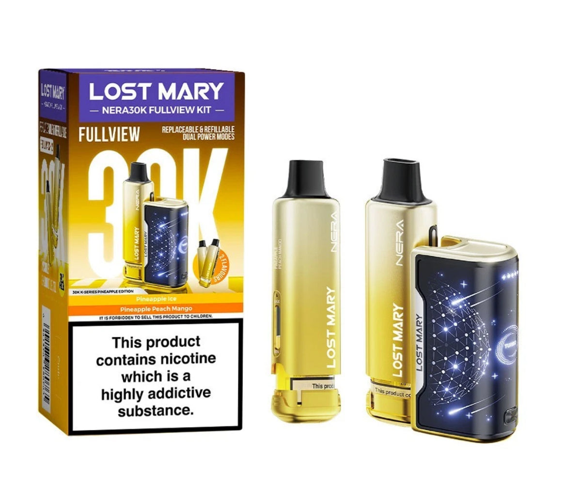 Lost Mary Nera 30K Fullview Pre-filled Vape Pod 800mAh 20mg Pre-filled Pods