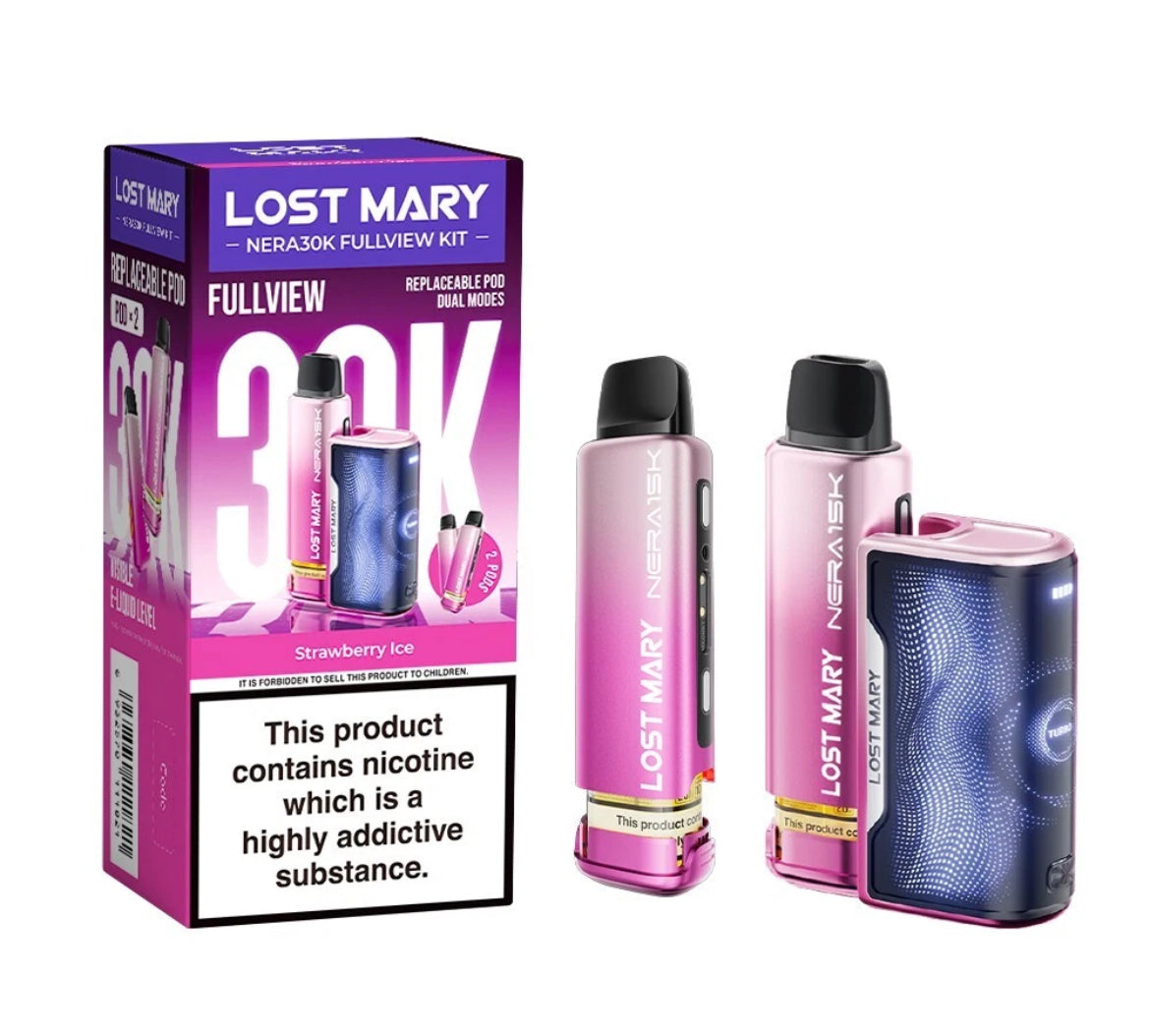 Lost Mary Nera 30K Fullview Pre-filled Vape Pod 800mAh 20mg Pre-filled Pods