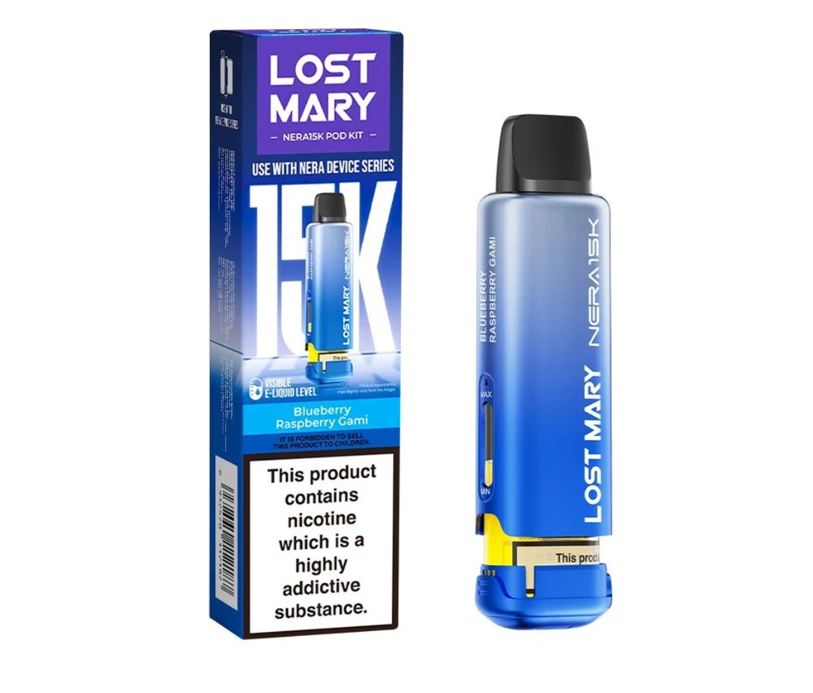 Lost Mary Nera 30k Pods Pre-filled  Pods 15,000 Puffs 20mg Replaceable