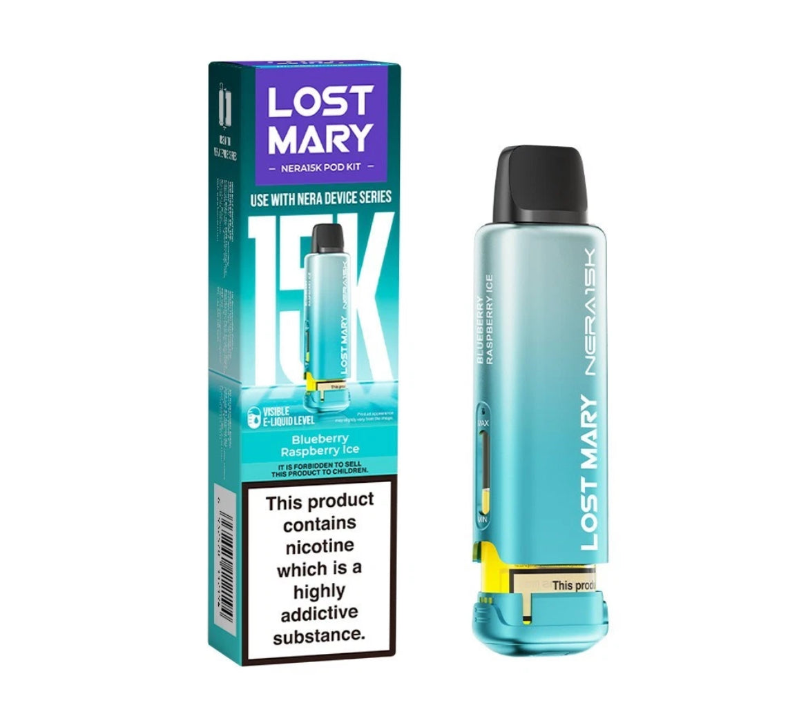 Lost Mary Nera 30k Pods Pre-filled  Pods 15,000 Puffs 20mg Replaceable