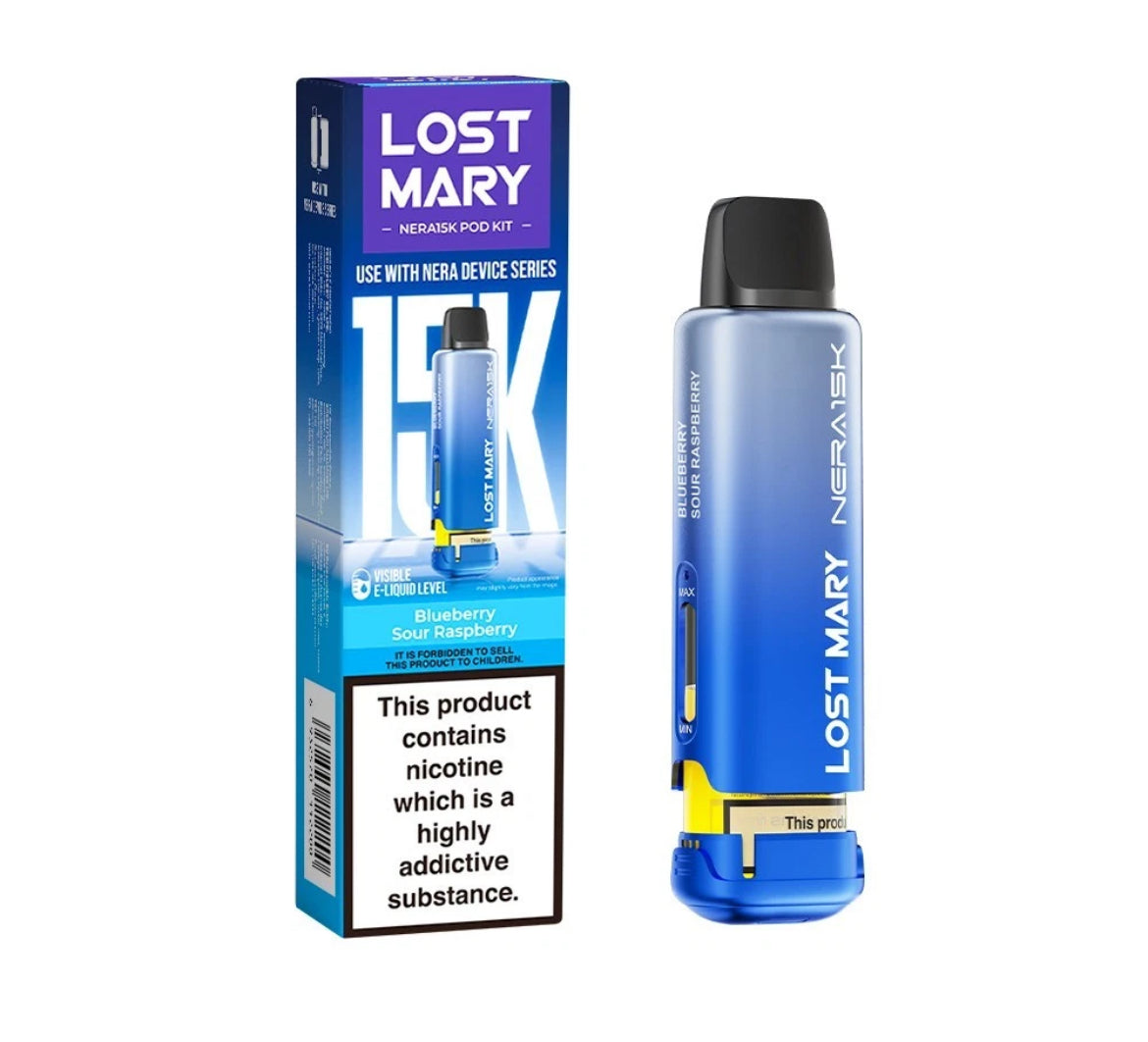 Lost Mary Nera 30k Pods Pre-filled  Pods 15,000 Puffs 20mg Replaceable