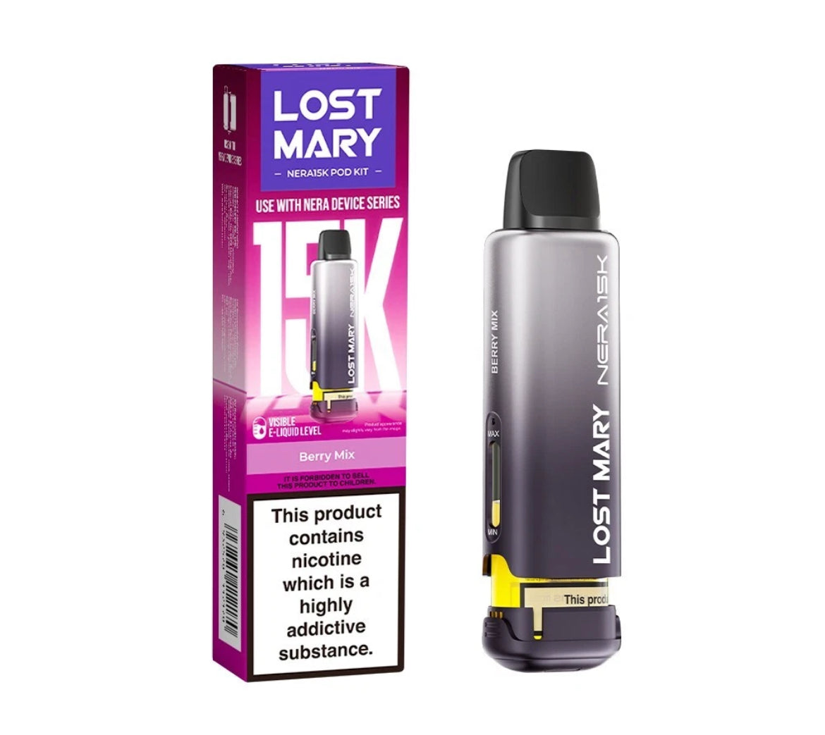 Lost Mary Nera 30k Pods Pre-filled  Pods 15,000 Puffs 20mg Replaceable