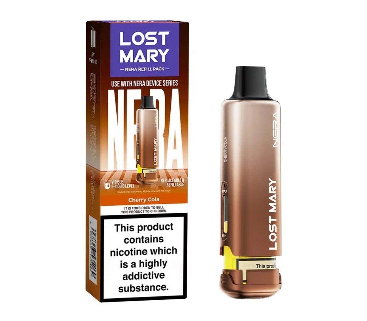 Lost Mary Nera 30k Pods Pre-filled  Pods 15,000 Puffs 20mg Replaceable