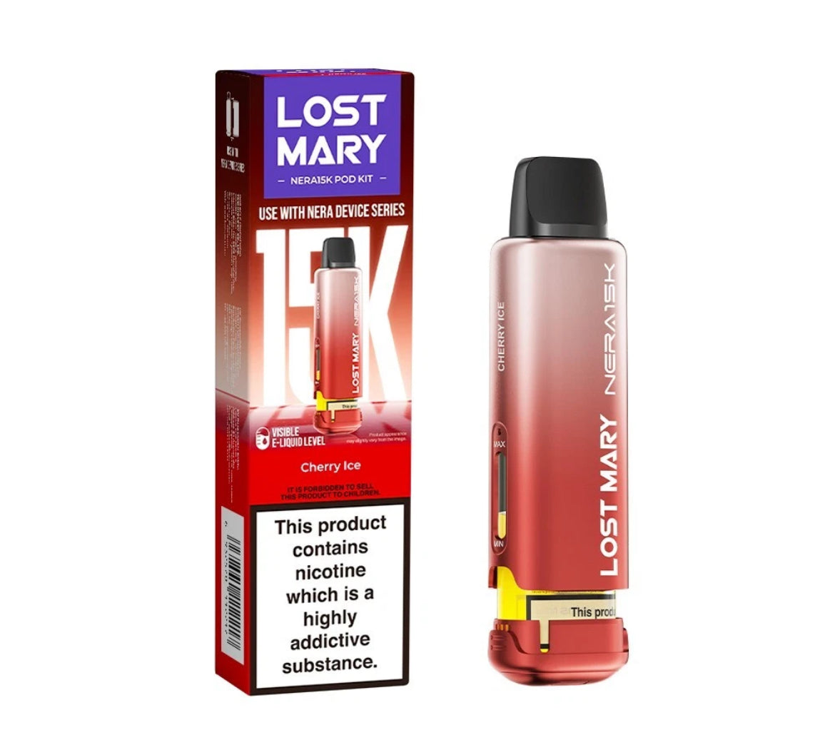 Lost Mary Nera 30k Pods Pre-filled  Pods 15,000 Puffs 20mg Replaceable