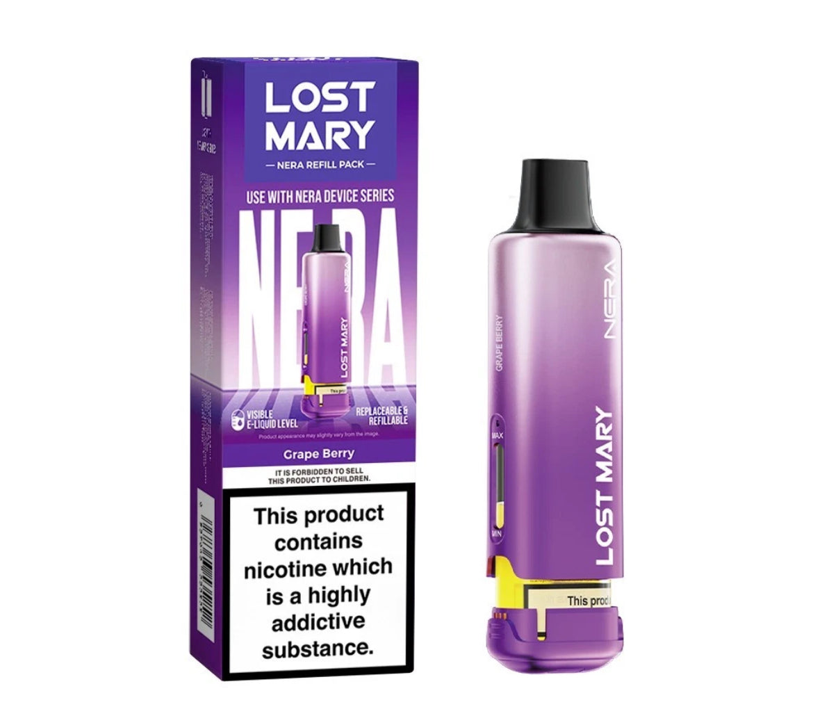 Lost Mary Nera 30k Pods Pre-filled  Pods 15,000 Puffs 20mg Replaceable