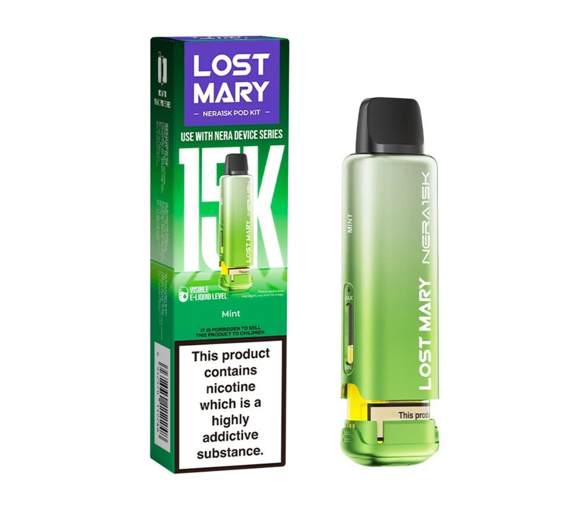 Lost Mary Nera 30k Pods Pre-filled  Pods 15,000 Puffs 20mg Replaceable