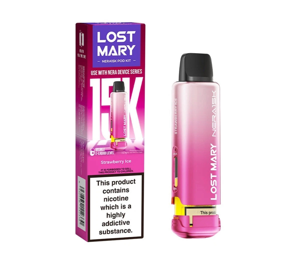 Lost Mary Nera 30k Pods Pre-filled  Pods 15,000 Puffs 20mg Replaceable
