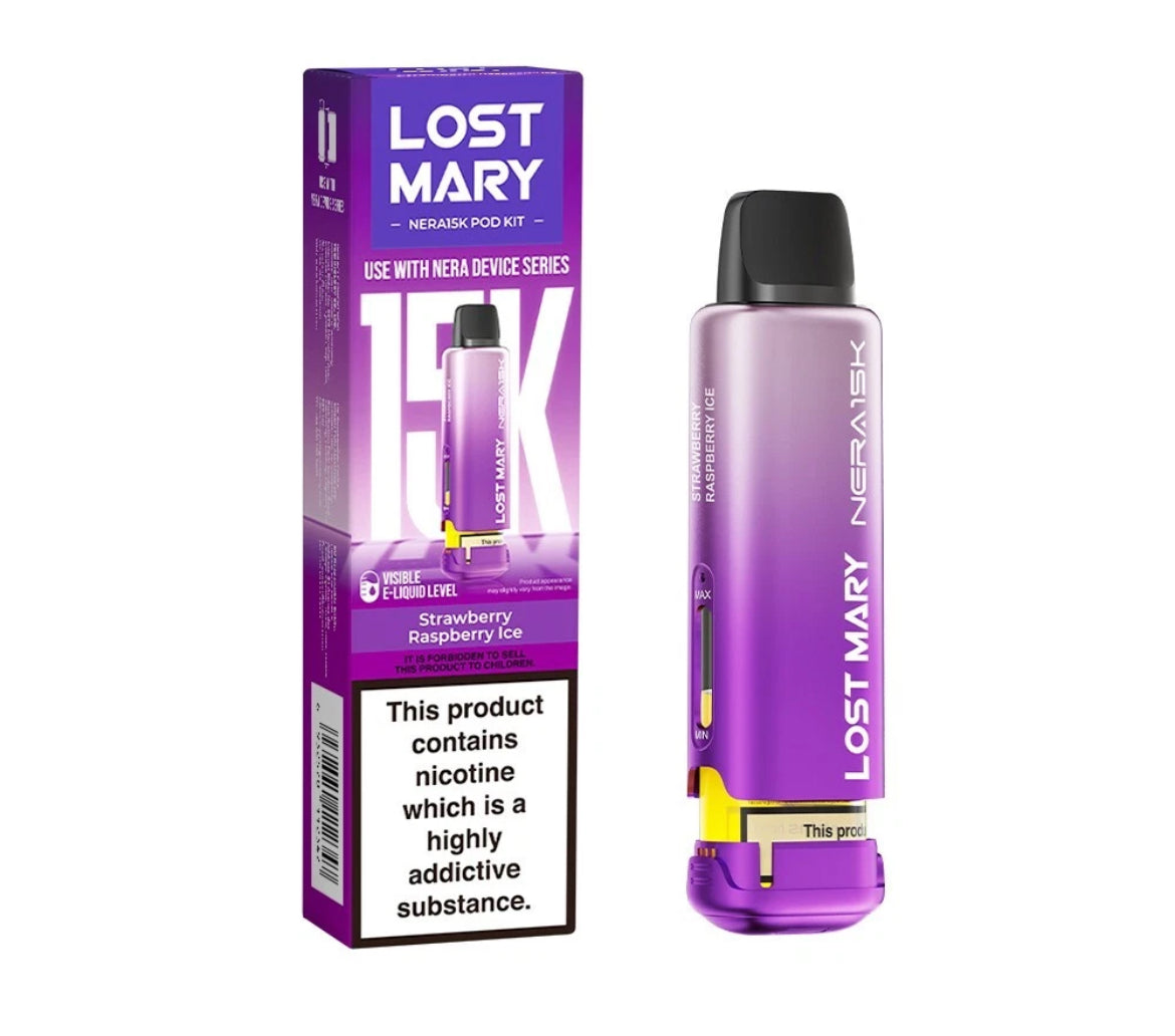 Lost Mary Nera 30k Pods Pre-filled  Pods 15,000 Puffs 20mg Replaceable