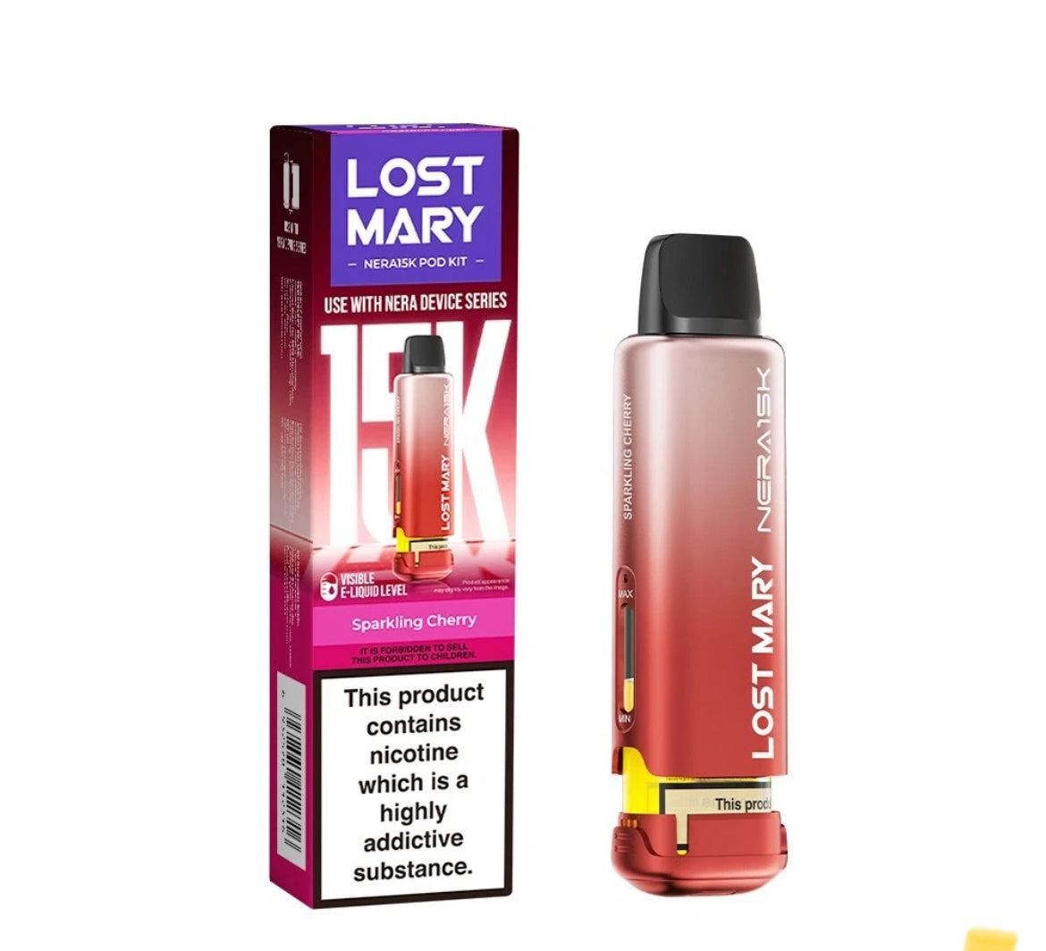 Lost Mary Nera 30k Pods Pre-filled  Pods 15,000 Puffs 20mg Replaceable