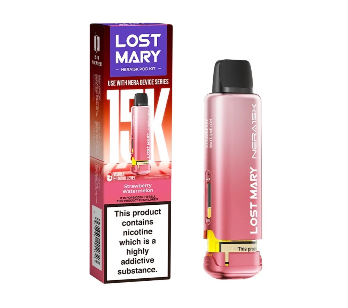Lost Mary Nera 30k Pods Pre-filled  Pods 15,000 Puffs 20mg Replaceable