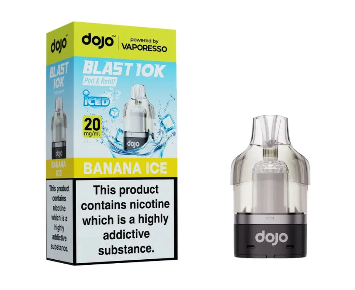 Vaporesso Dojo Blast 10k Pre-filled Pod | Dojo Blast 10K Pods Replaceable 20mg