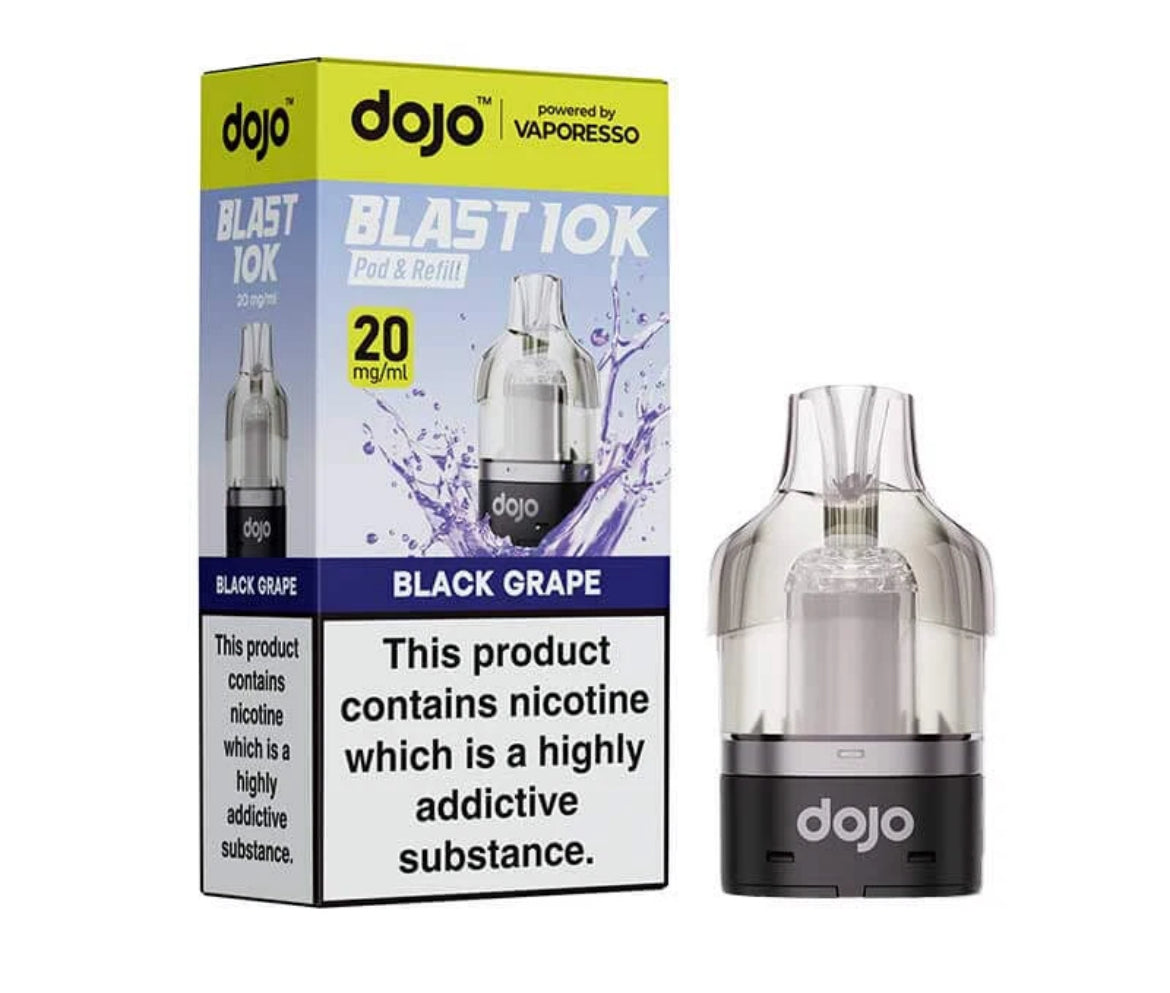 Vaporesso Dojo Blast 10k Pre-filled Pod | Dojo Blast 10K Pods Replaceable 20mg