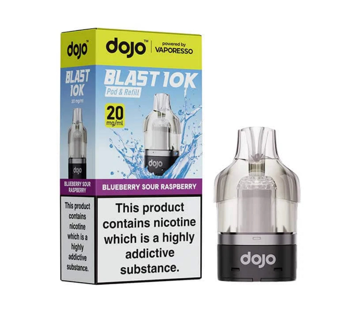 Vaporesso Dojo Blast 10k Pre-filled Pod | Dojo Blast 10K Pods Replaceable 20mg