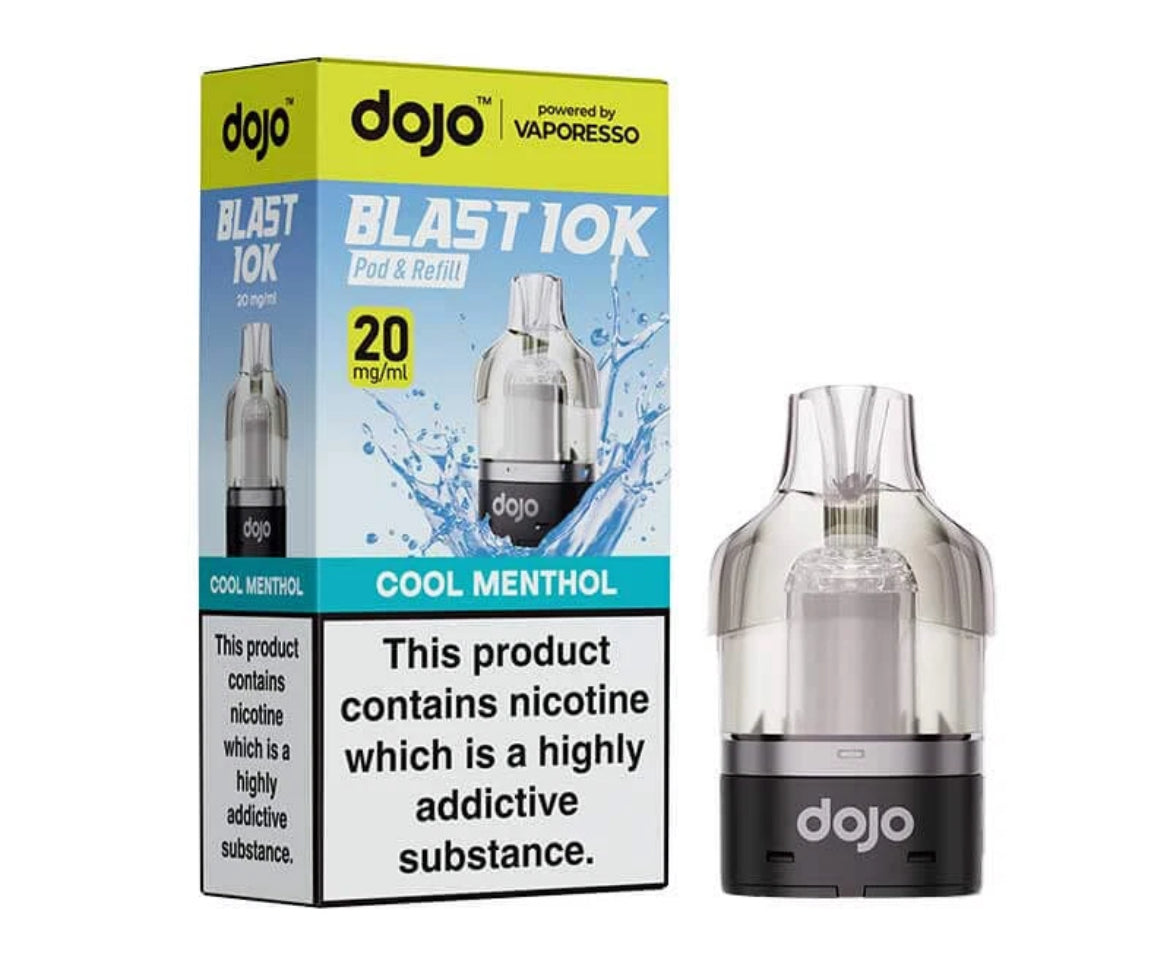 Vaporesso Dojo Blast 10k Pre-filled Pod | Dojo Blast 10K Pods Replaceable 20mg