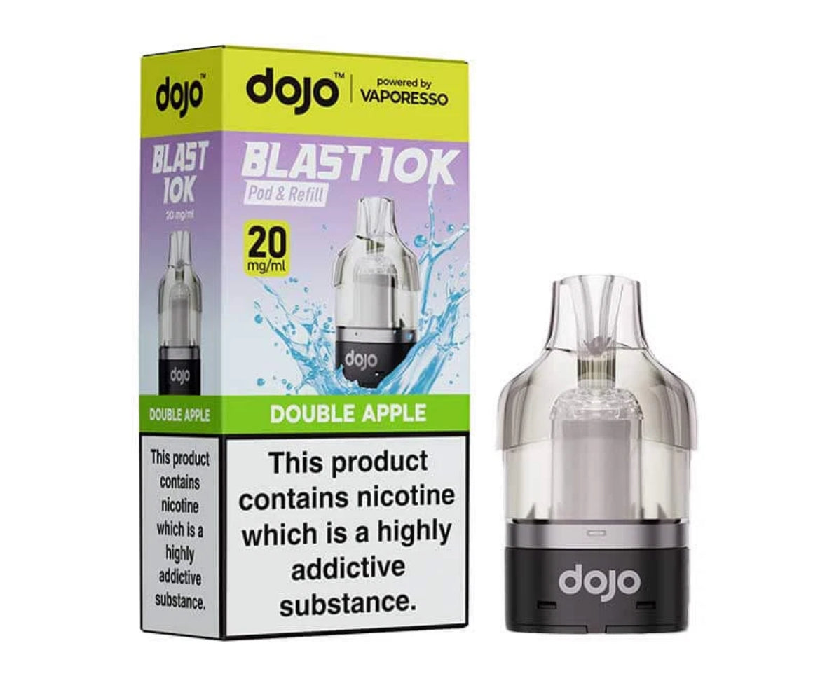 Vaporesso Dojo Blast 10k Pre-filled Pod | Dojo Blast 10K Pods Replaceable 20mg