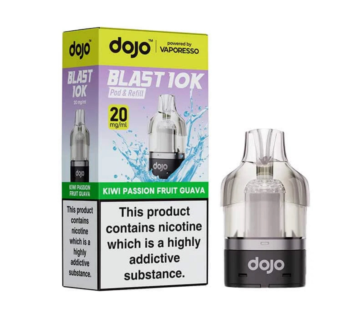 Vaporesso Dojo Blast 10k Pre-filled Pod | Dojo Blast 10K Pods Replaceable 20mg
