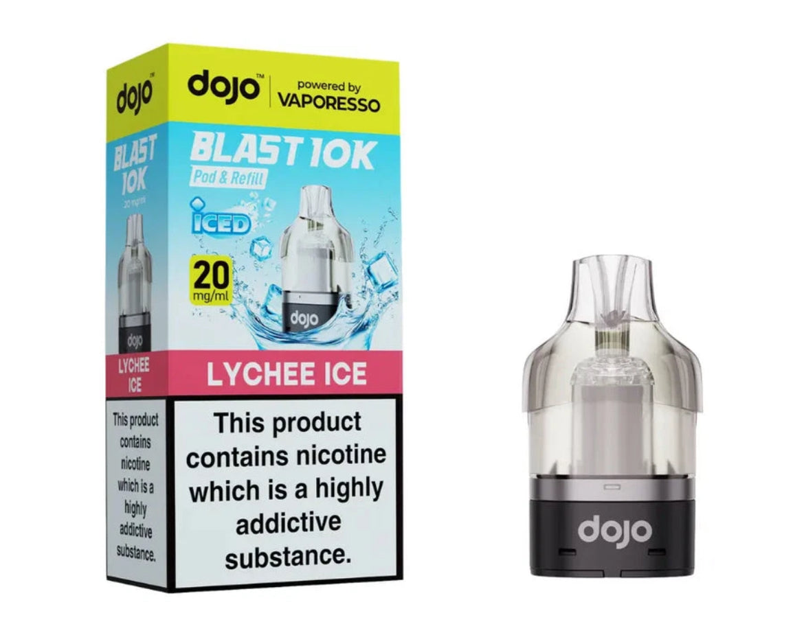 Vaporesso Dojo Blast 10k Pre-filled Pod | Dojo Blast 10K Pods Replaceable 20mg