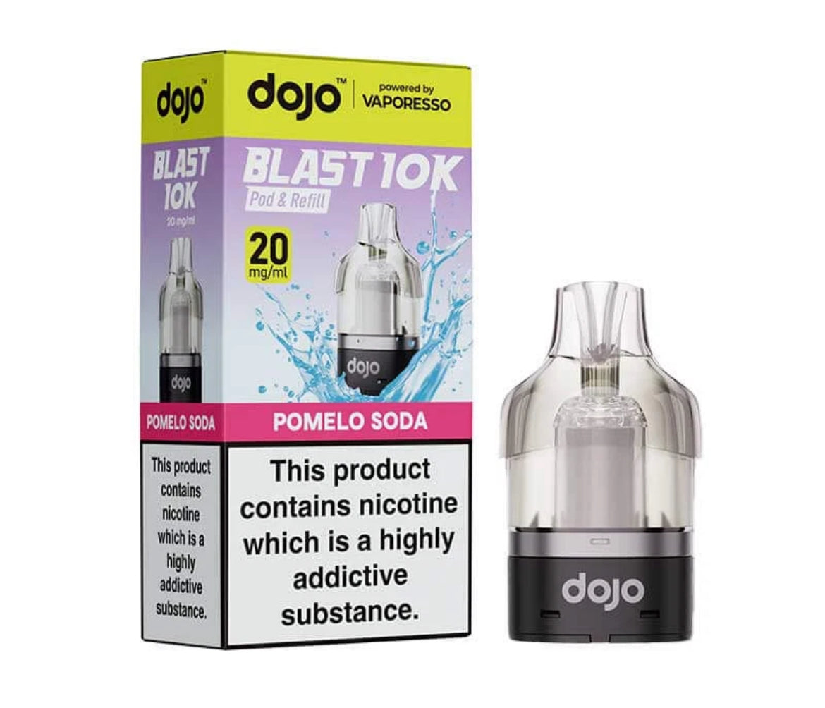 Vaporesso Dojo Blast 10k Pre-filled Pod | Dojo Blast 10K Pods Replaceable 20mg