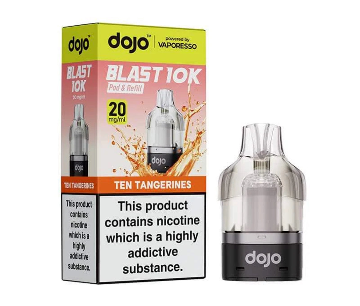 Vaporesso Dojo Blast 10k Pre-filled Pod | Dojo Blast 10K Pods Replaceable 20mg