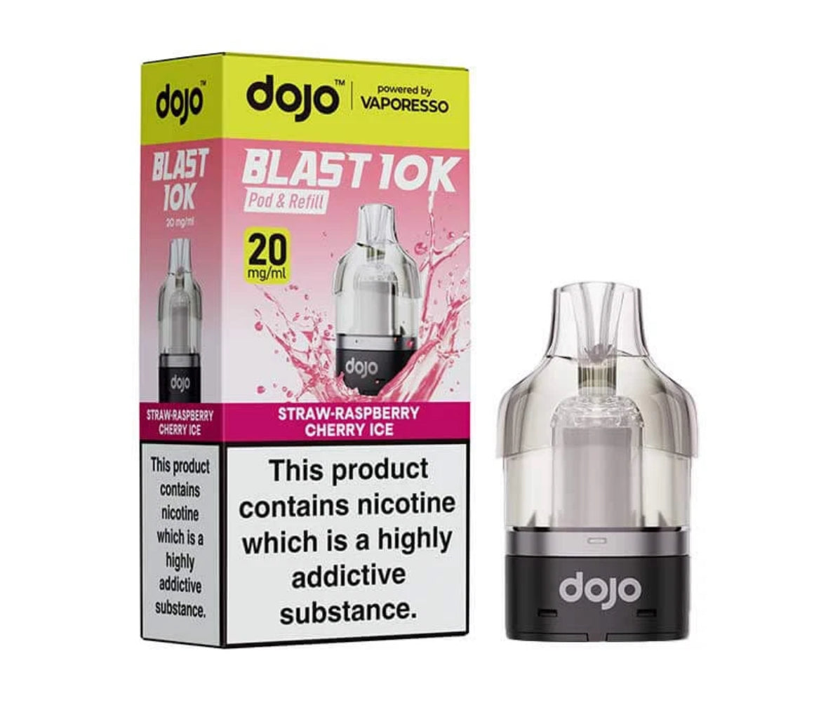Vaporesso Dojo Blast 10k Pre-filled Pod | Dojo Blast 10K Pods Replaceable 20mg