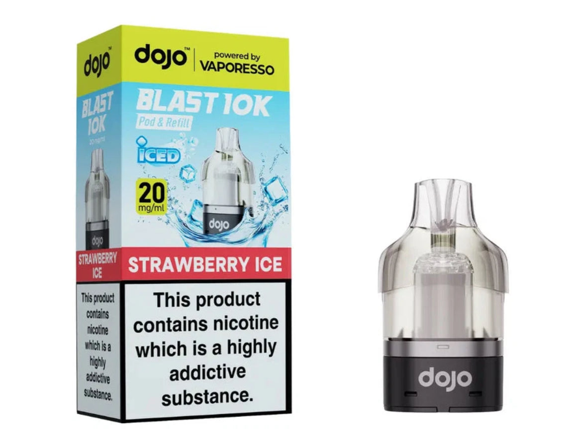 Vaporesso Dojo Blast 10k Pre-filled Pod | Dojo Blast 10K Pods Replaceable 20mg