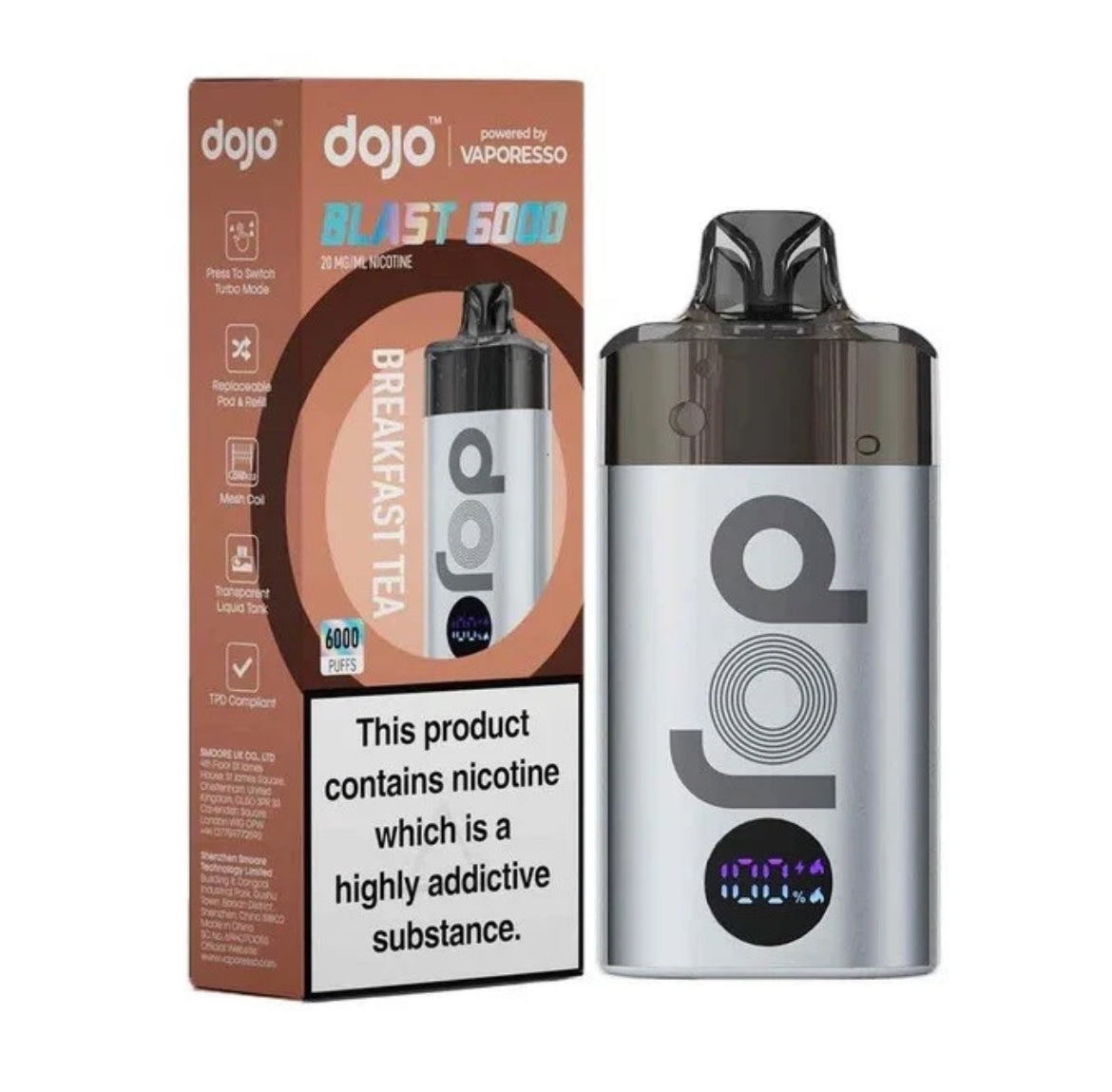 Vaporesso Dojo Blast 6K Pre-filled Pod Kit 20mg 6000 Puffs Vape Kit