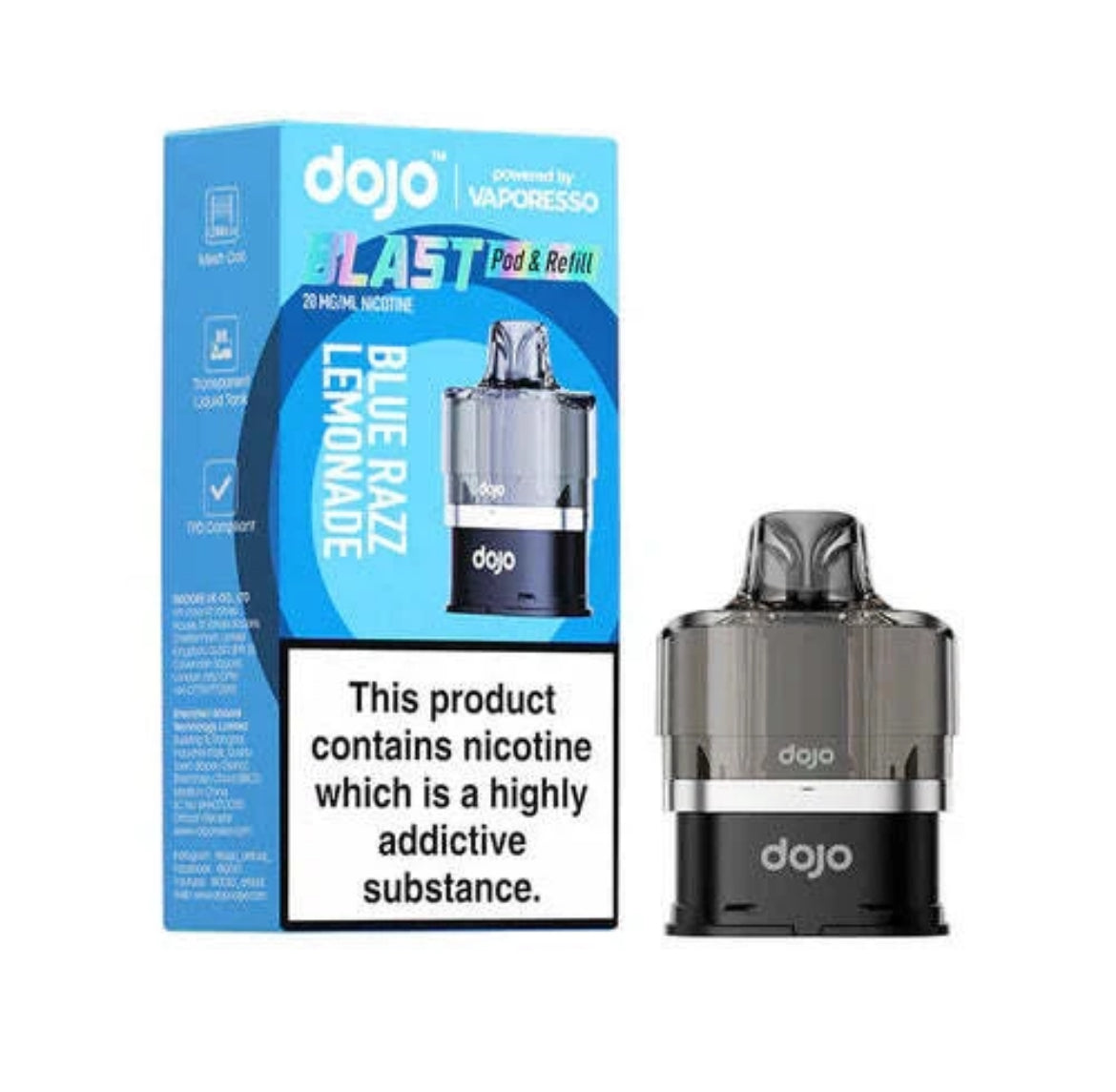 Vaporesso DOJO Blast 6000 Pre-filled Pod 20mg Nic Salt All flavours
