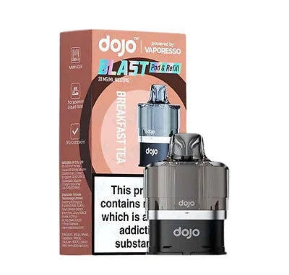Vaporesso DOJO Blast 6000 Pre-filled Pod 20mg Nic Salt All flavours