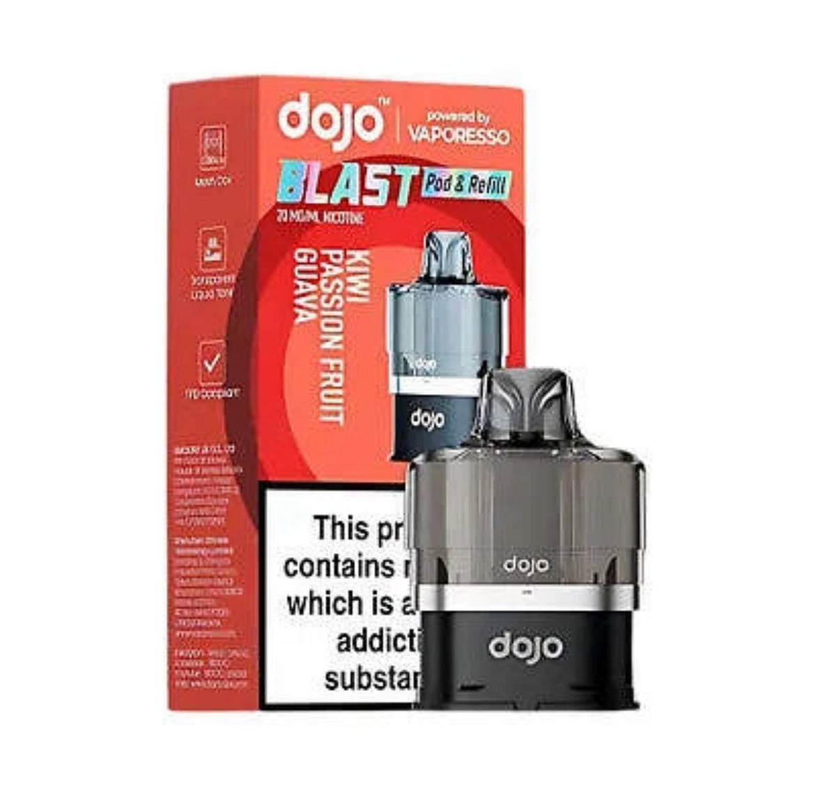 Vaporesso DOJO Blast 6000 Pre-filled Pod 20mg Nic Salt All flavours