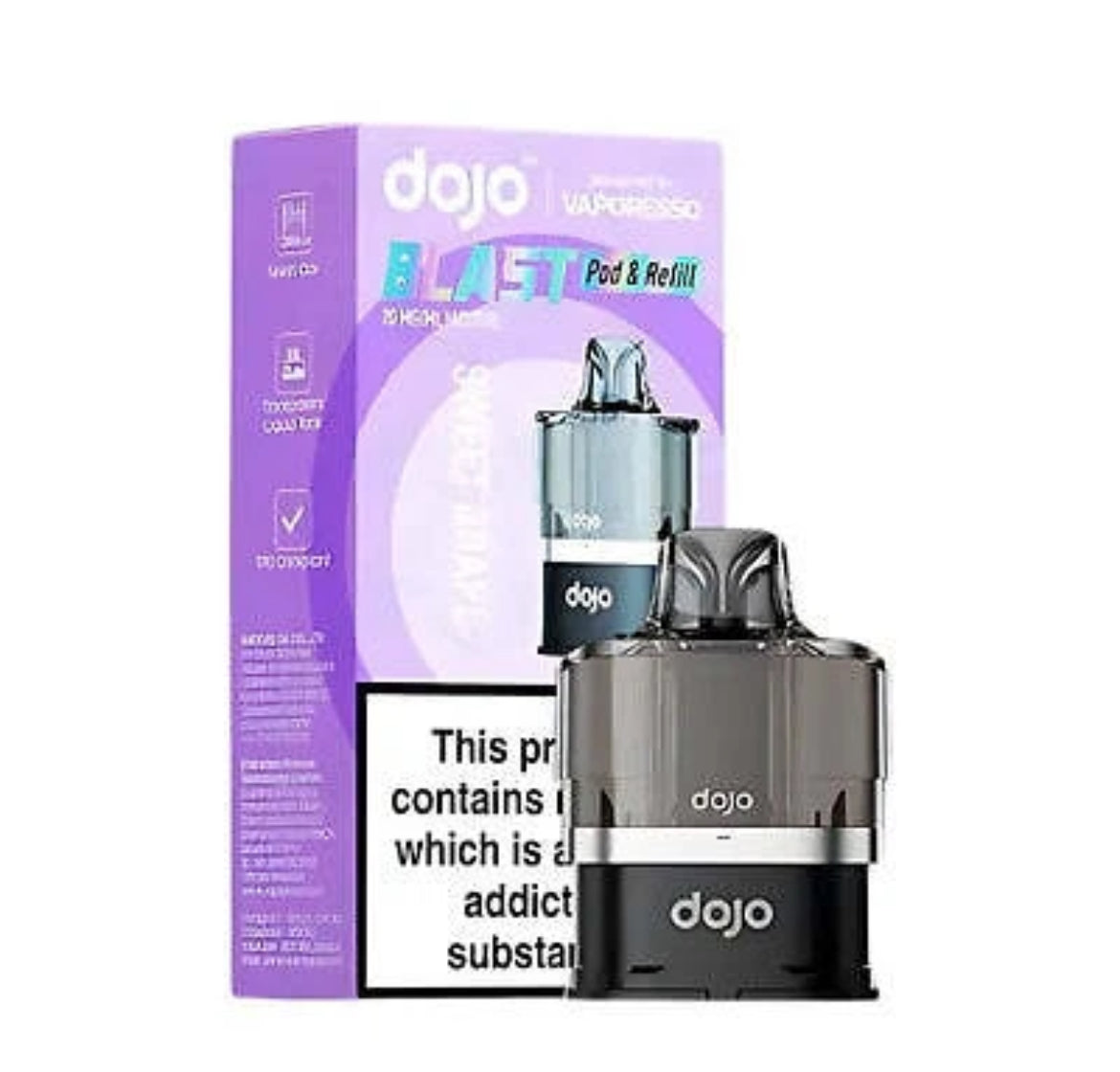 Vaporesso DOJO Blast 6000 Pre-filled Pod 20mg Nic Salt All flavours