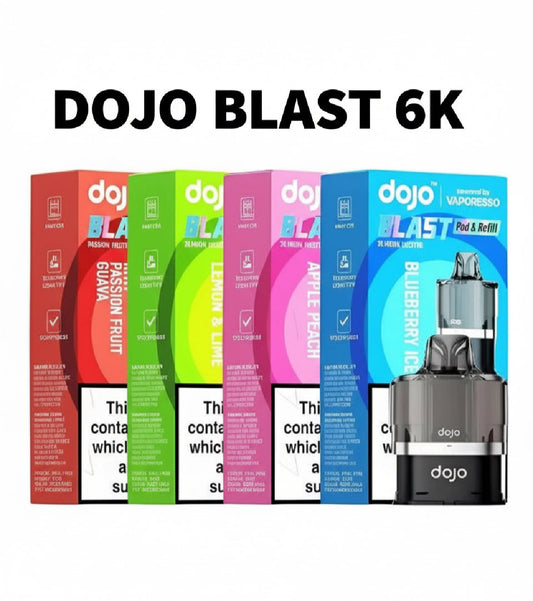 Vaporesso DOJO Blast 6000 Pre-filled Pod 20mg Nic Salt All flavours