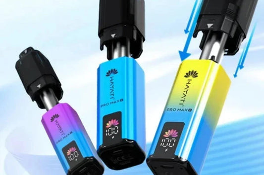 Hayati Pro Max Plus 6k Puffs Rechargeable Reusable Vape Kit Pre-filled Pods 20mg