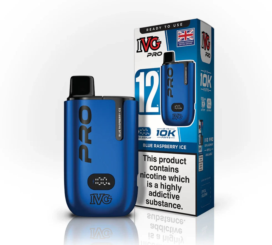 IVG Pro 12 Vape Kit Pre-filled Pod kit 10K Puffs  20mg